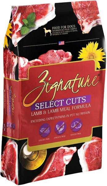 Zignature Select Cuts Lamb and Lamb Meal Formula Dry Dog Food