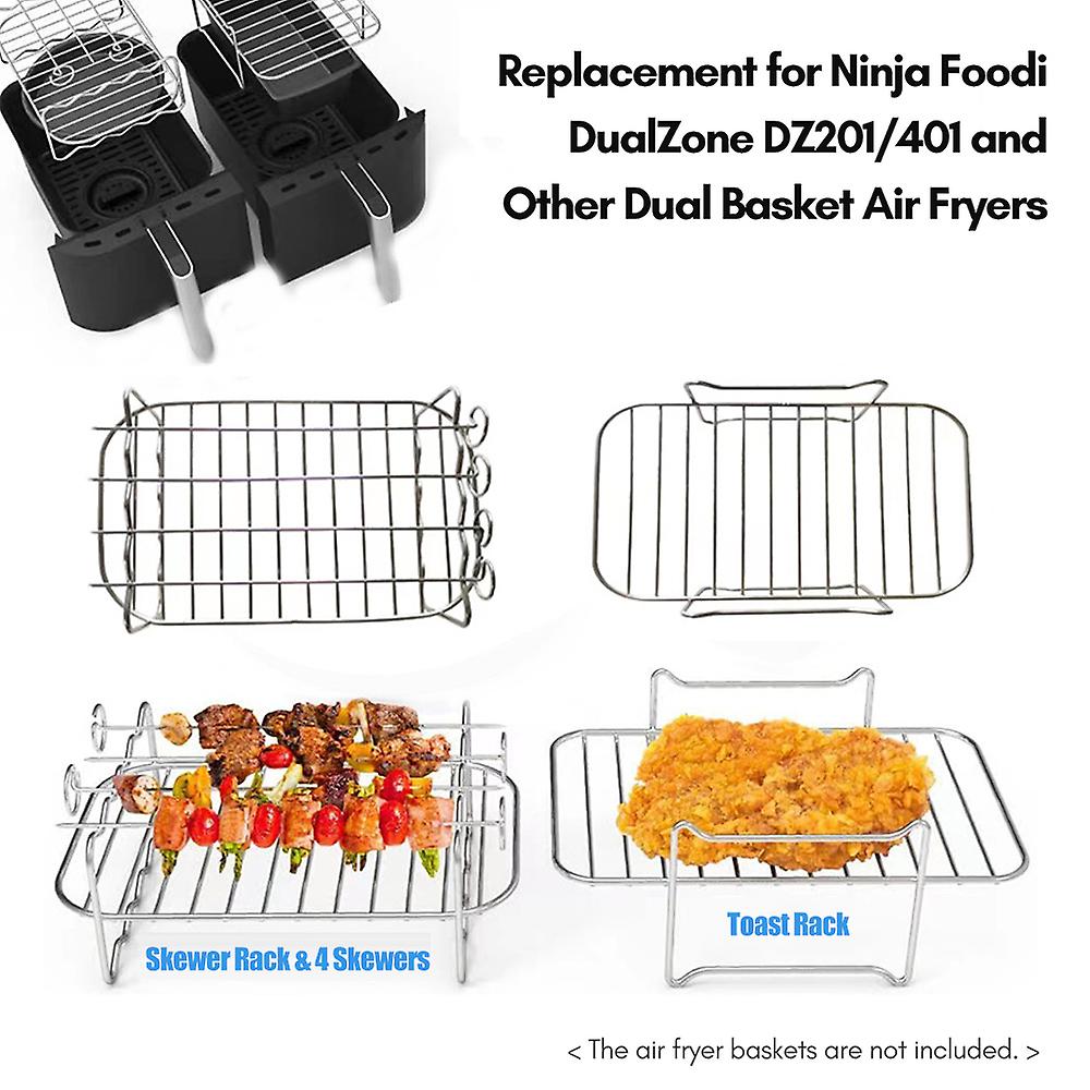 Cake Baking Barrel， Pizza Pan， Cupcake Pan， Skewer Rack and Skewers， Toast Rack， Food Tongs，100 Pcs Air Fryer Liners