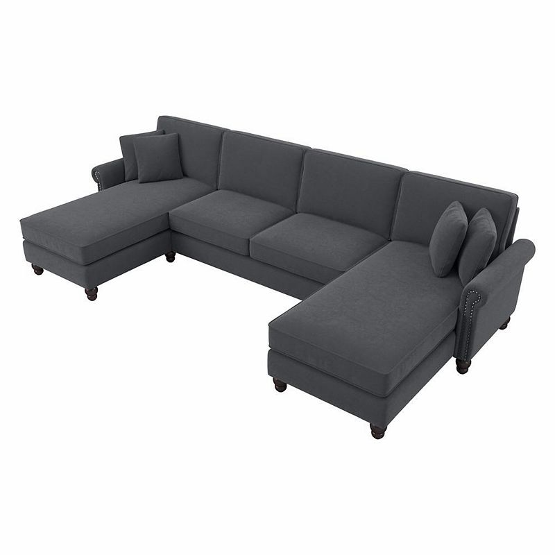 Coventry 131W Sectional Couch with Double Chaise Lounge