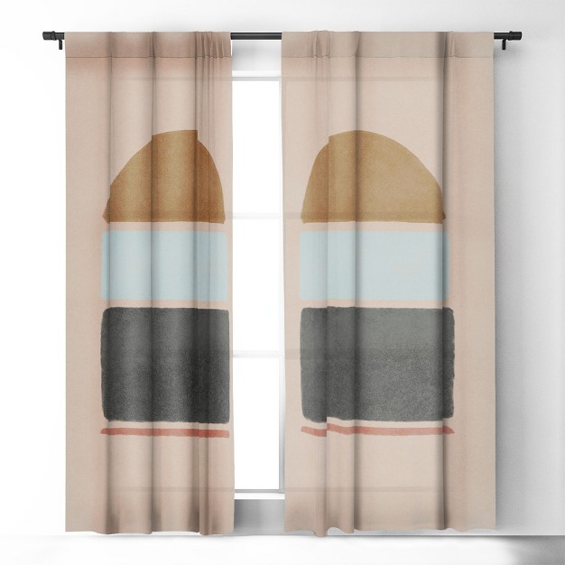 1pc Blackout Window Curtain Panel Deny Designs