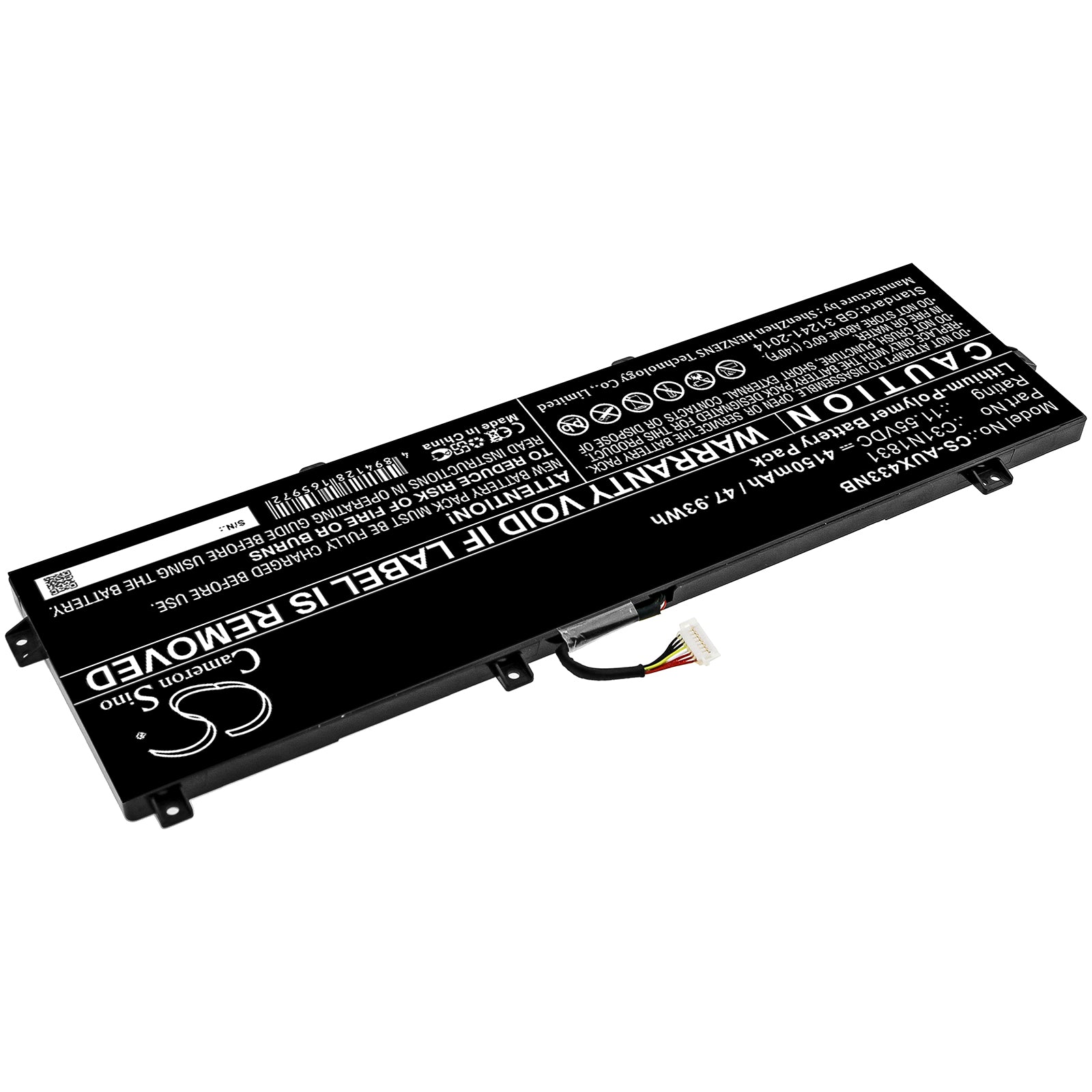 Asus P3540FA p3540fa0091a8265u p3540fa0101a8565u Replacement Battery BatteryClerkcom Laptop and Notebook