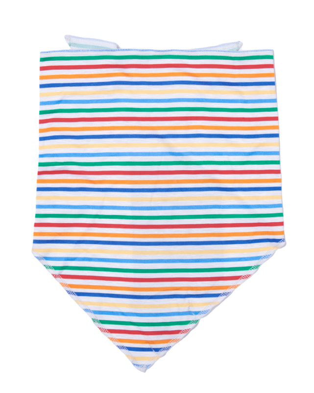 Derek Heart Multi Stripe Matching Family Pajamas Pet Bandana， One Size