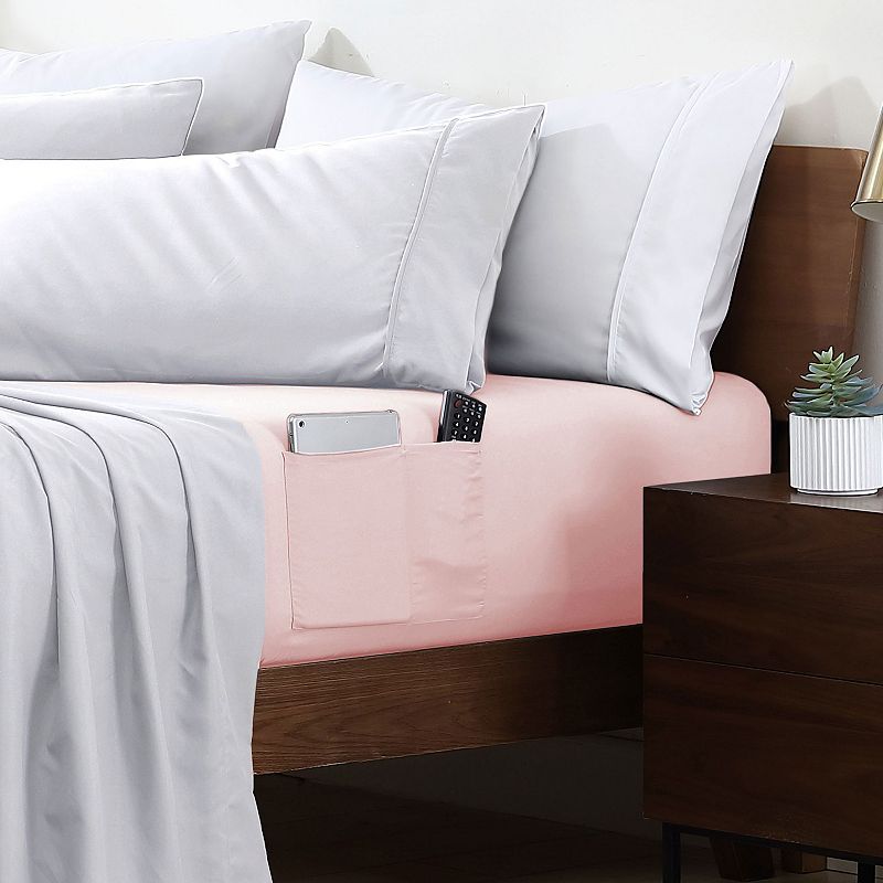 Swift Home Smart Storage 2-Pocket Fitted Sheet