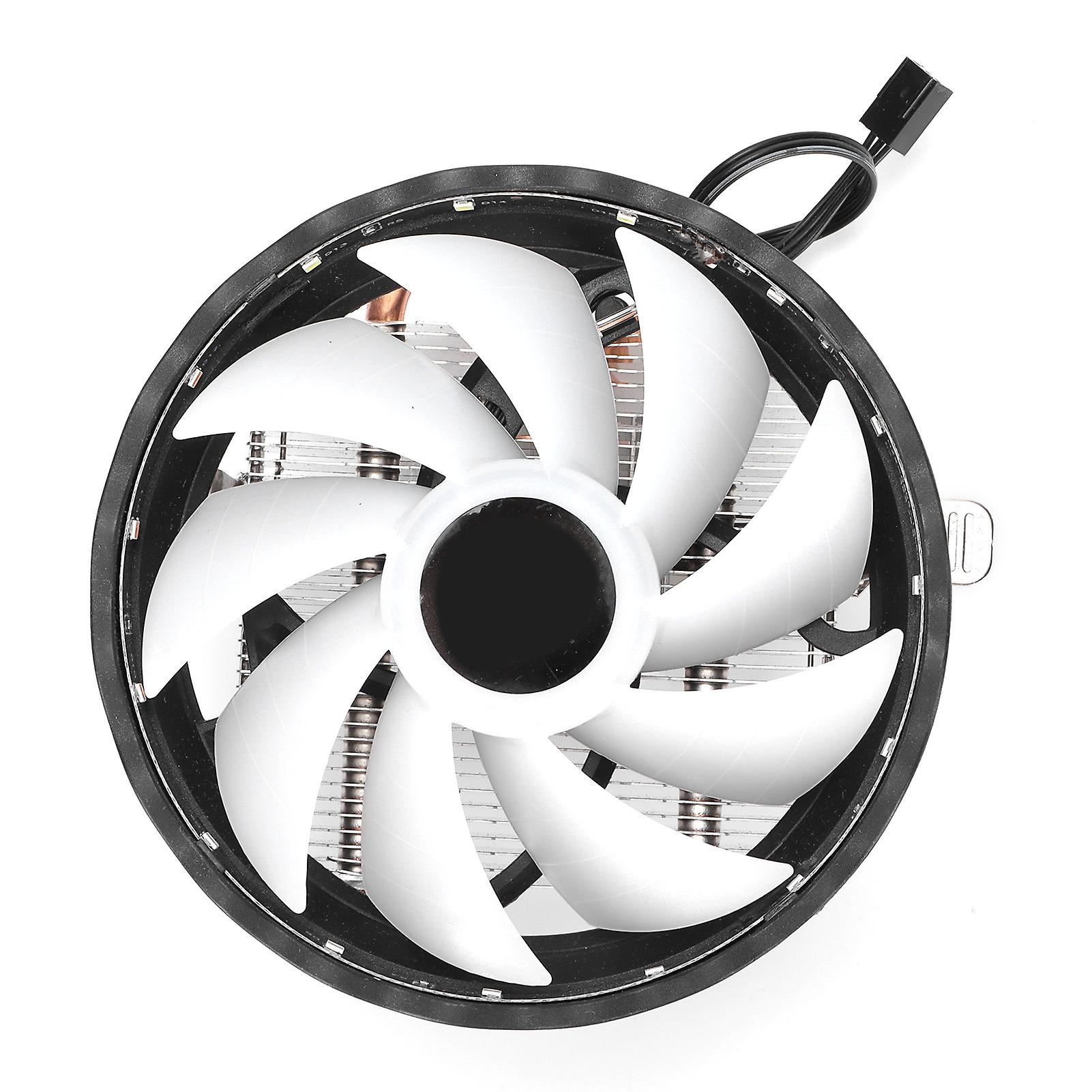 Cpu Air Cooler Dual Heatpipes Led Light Cpu Radiator Fans For Amd 1150/1151/1155/1156/775