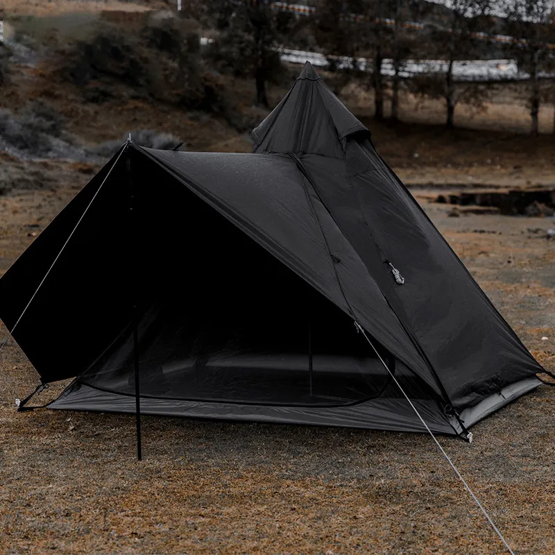 Wholesale Outdoor Camping Pyramid Automatic Tent Windproof and Rainproof Minaret Tent for Camping Hiking