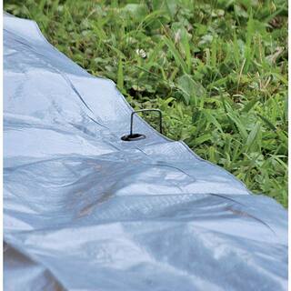 Vigoro 4 in. Weed Barrier Landscape Fabric Garden Staples (75-Pack) 85075