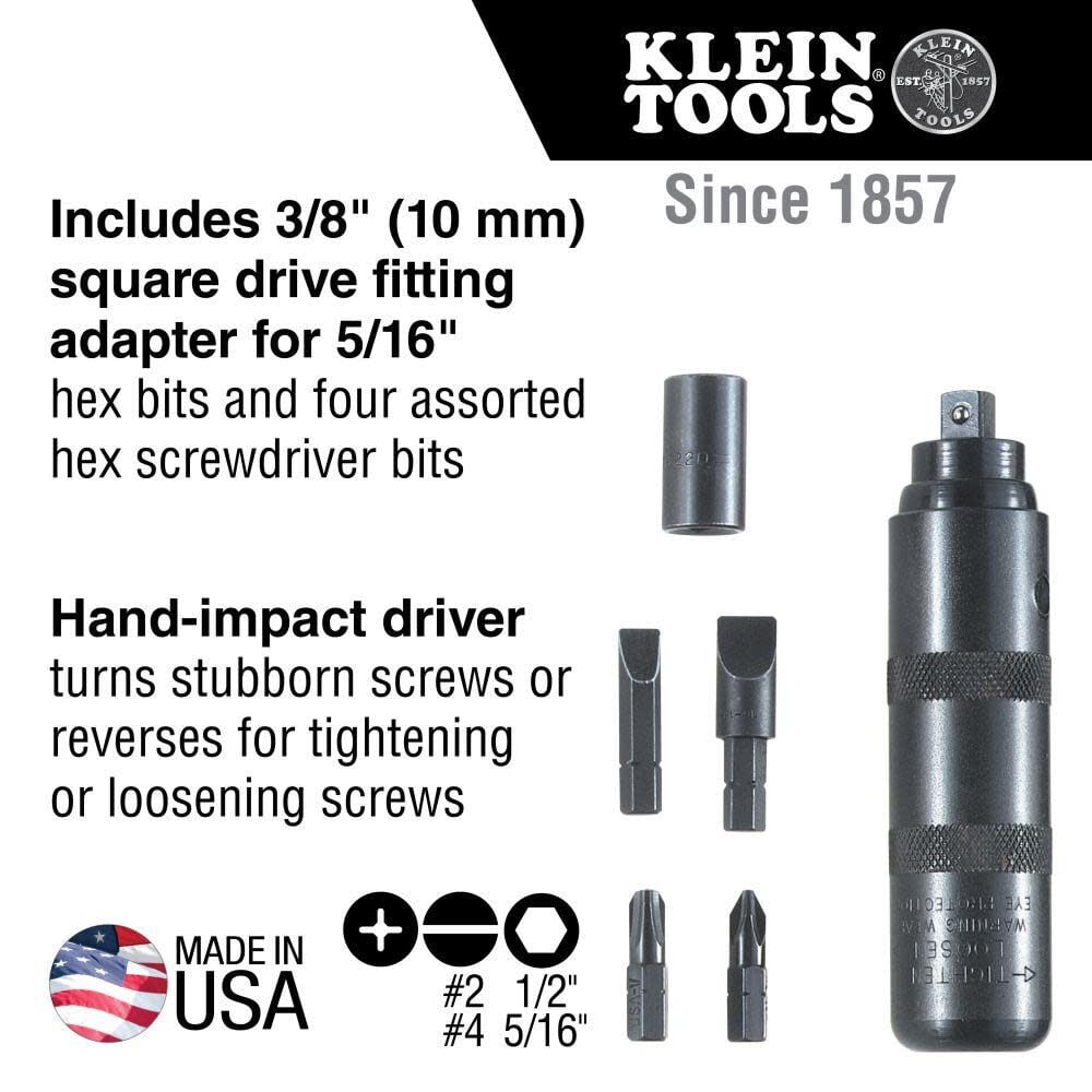 Klein Tools Reversible Impact-Driver Set 70220 from Klein Tools