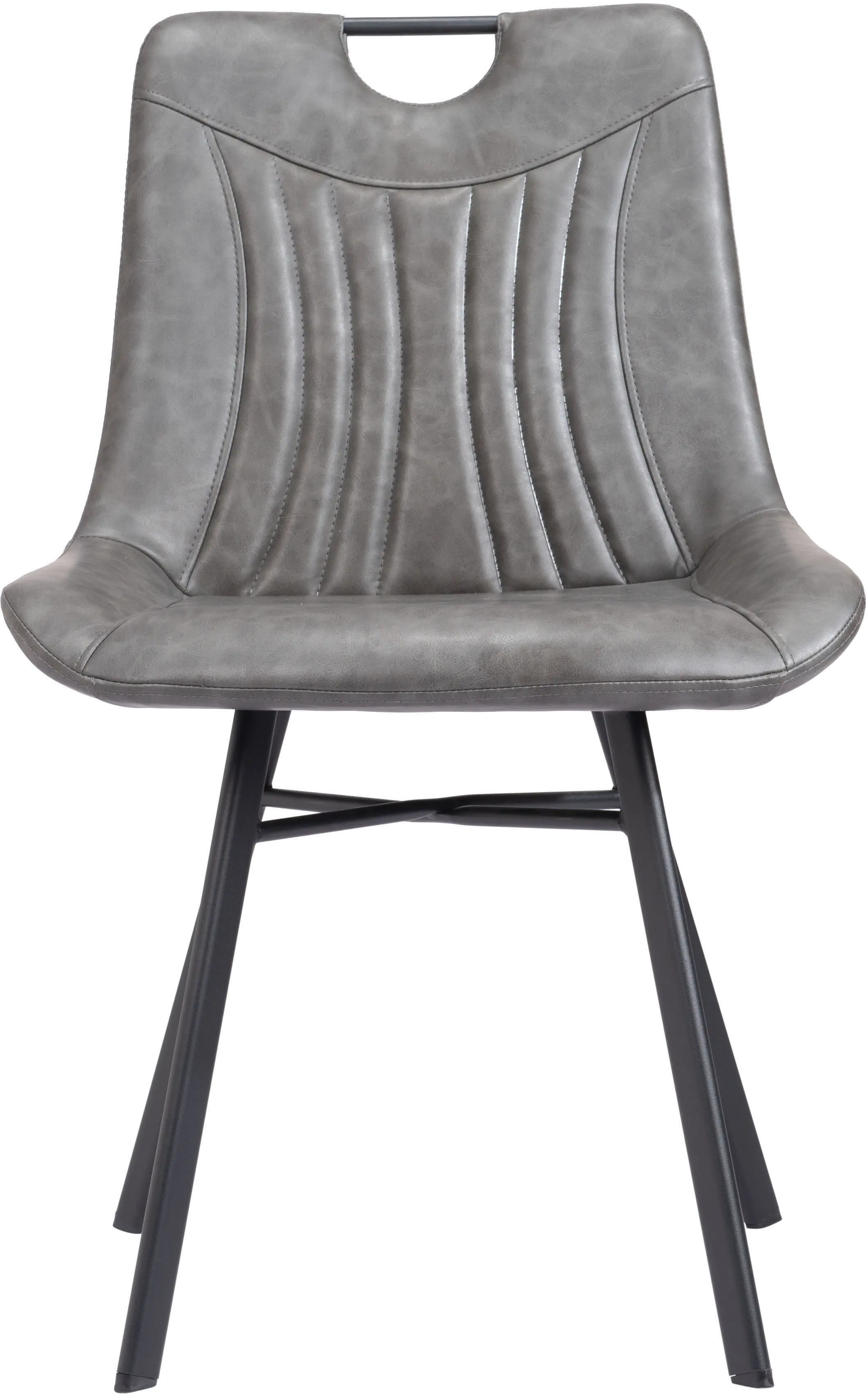 Tyler Gray Velvet Dining Chair， Set of 2