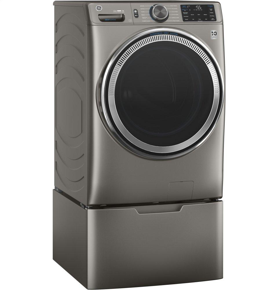 Ge Appliances GFW650SPNSN Ge® 4.8 Cu. Ft. Capacity Smart Front Load Energy Star® Steam Washer With Smartdispense™ Ultrafresh Vent System With Odorblock™ And Sanitize + Allergen