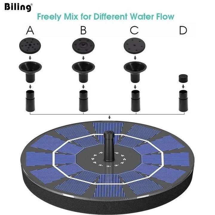 (Summer Sale- SAVE 48% OFF) Solar-Powered Bird Fountain Kit (Buy 2 get