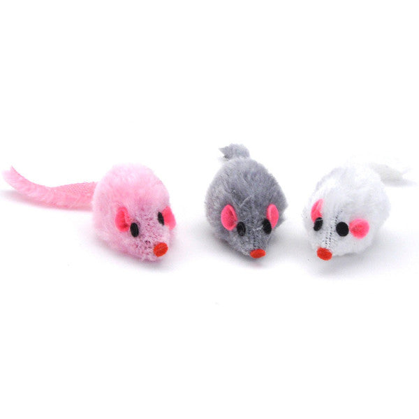 Coastal Fuzzy Mice Cat Toy