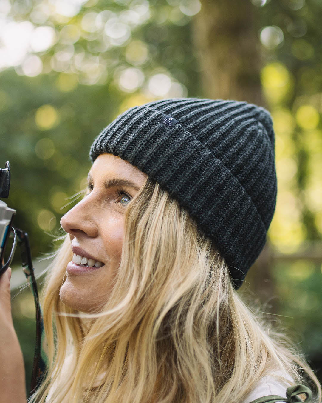 Fisherman Recycled Beanie - Charcoal