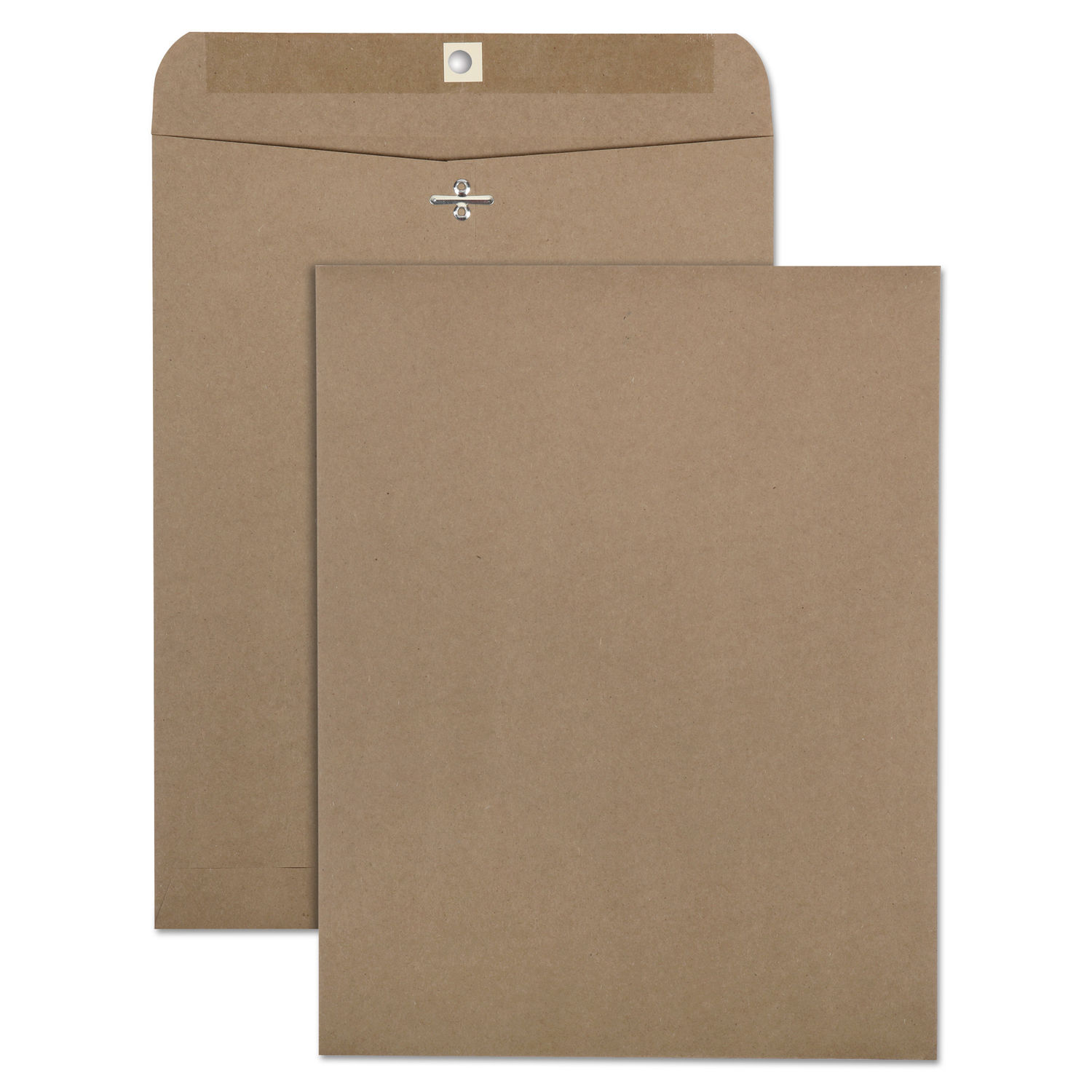 Recycled Brown Kraft Clasp Envelope by Quality Parkandtrade; QUA38712