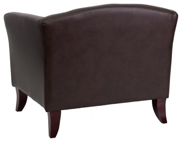 Flash Furniture Brown And Cherry Chair   Transitional   Armchairs And Accent Chairs   by XOMART  Houzz