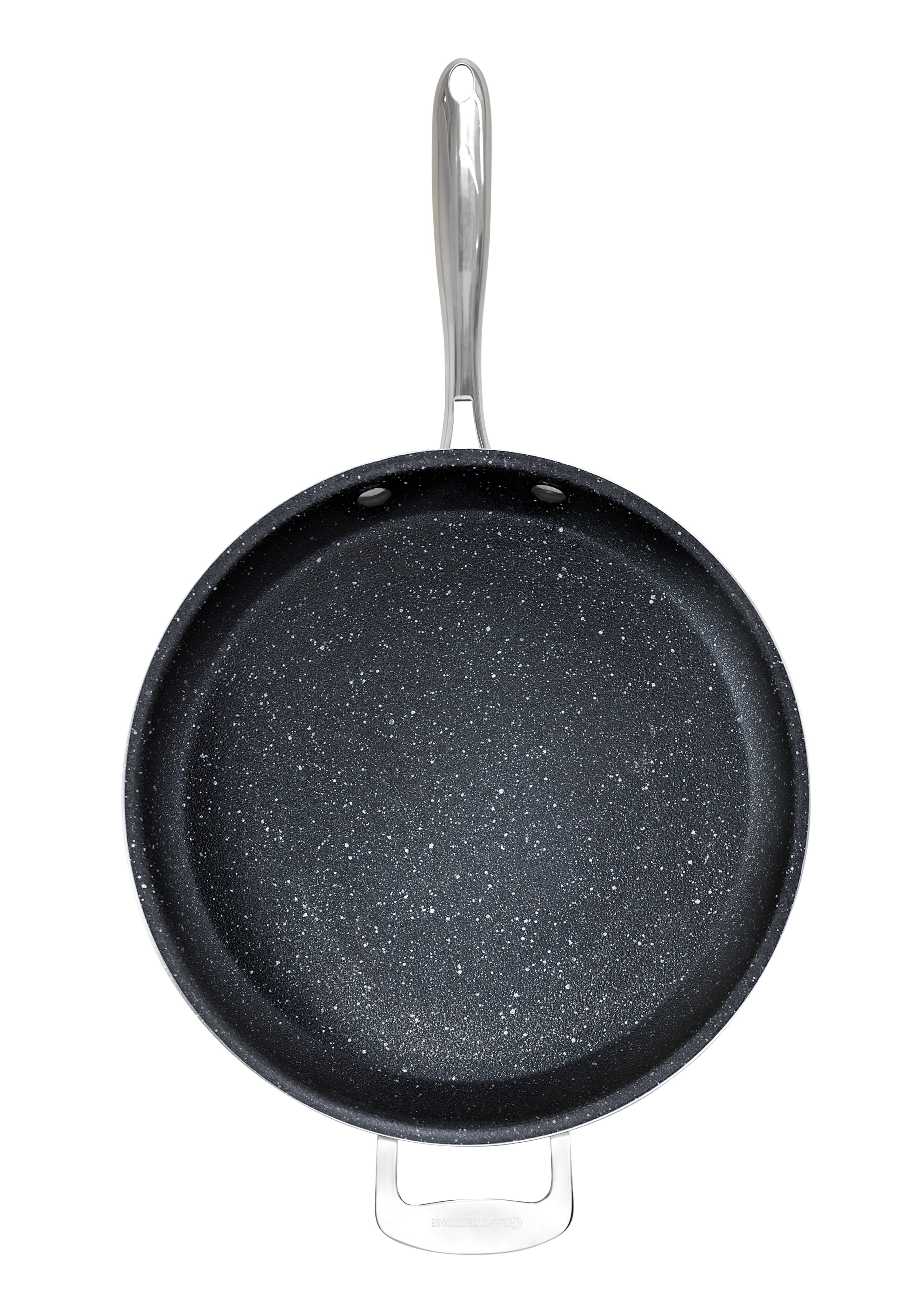 Granitestone 14 inch XL Family Size Frying Pan with Helper Handle