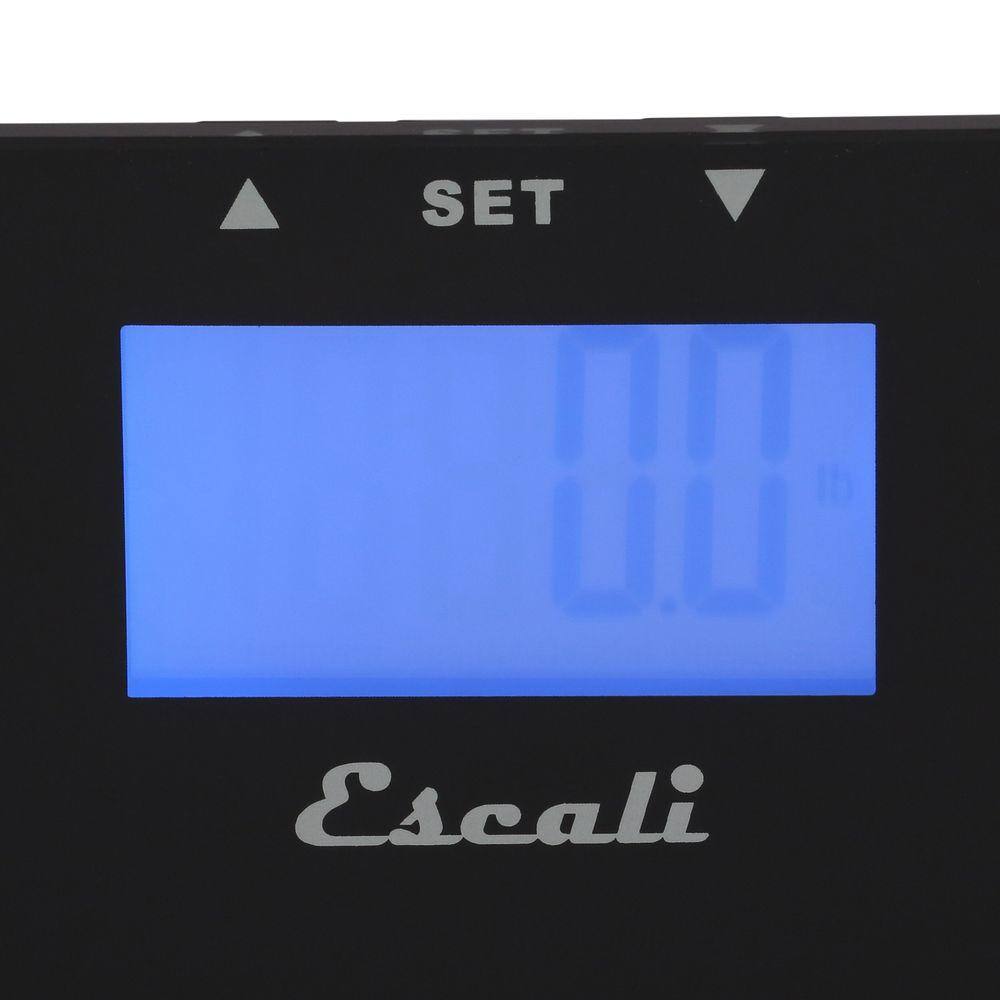 Escali Digital Glass Body Fat Water and Muscle Mass Scale USHM180G