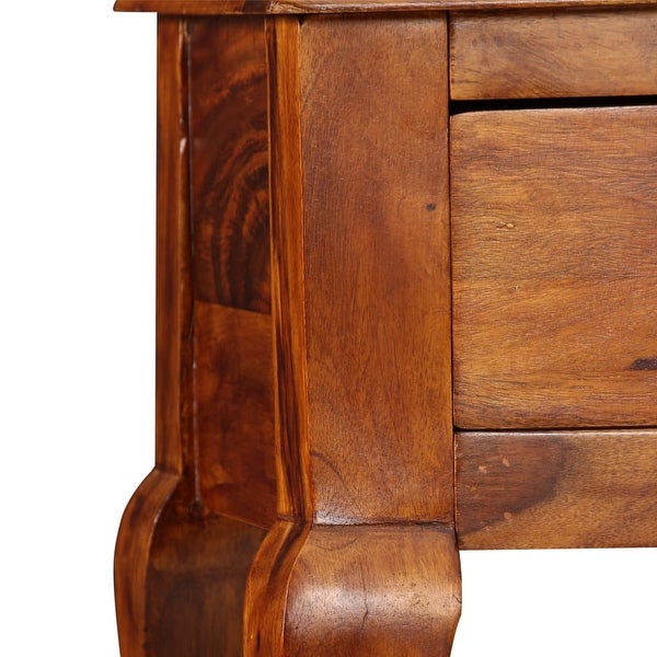 vidaXL Console Table Solid Sheesham Wood 35.4