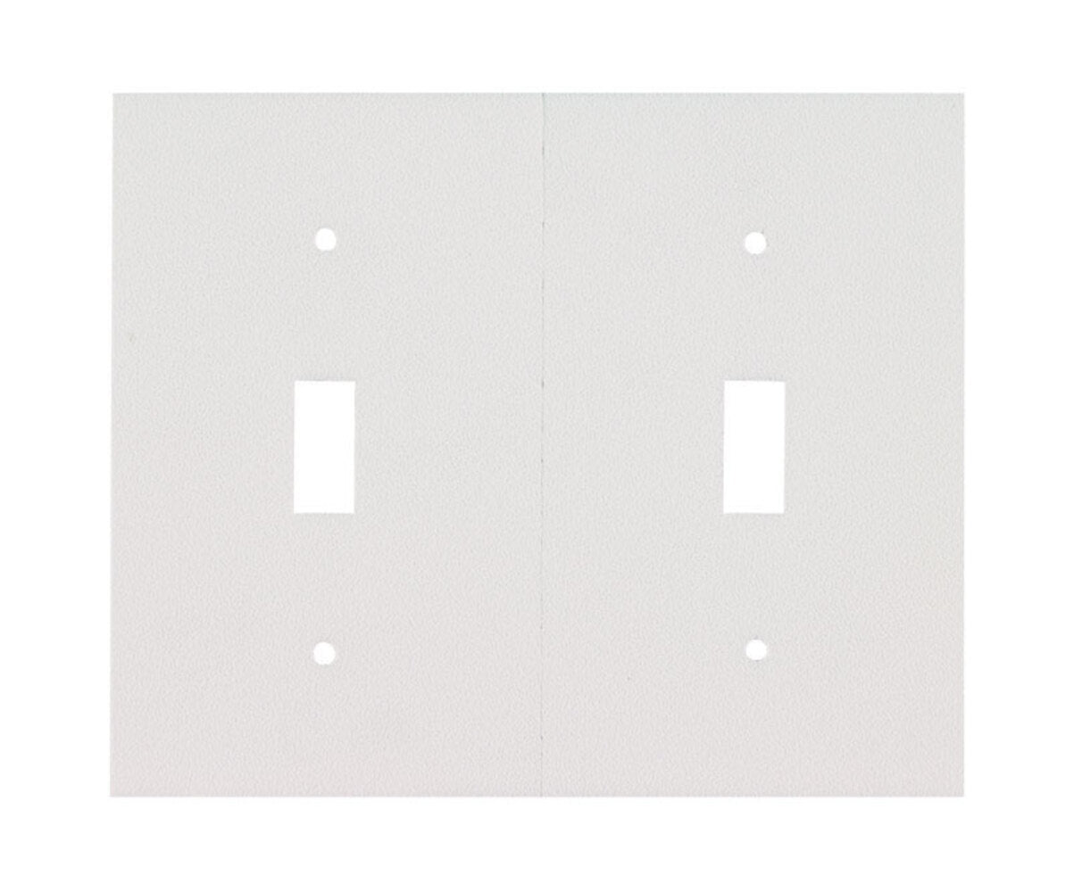 SWITCH PLATE SLR 6PK WHT