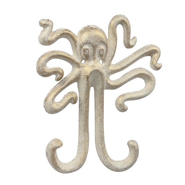 Octopus Double Cast Iron Hook Wall Decor Stonebriar Collection