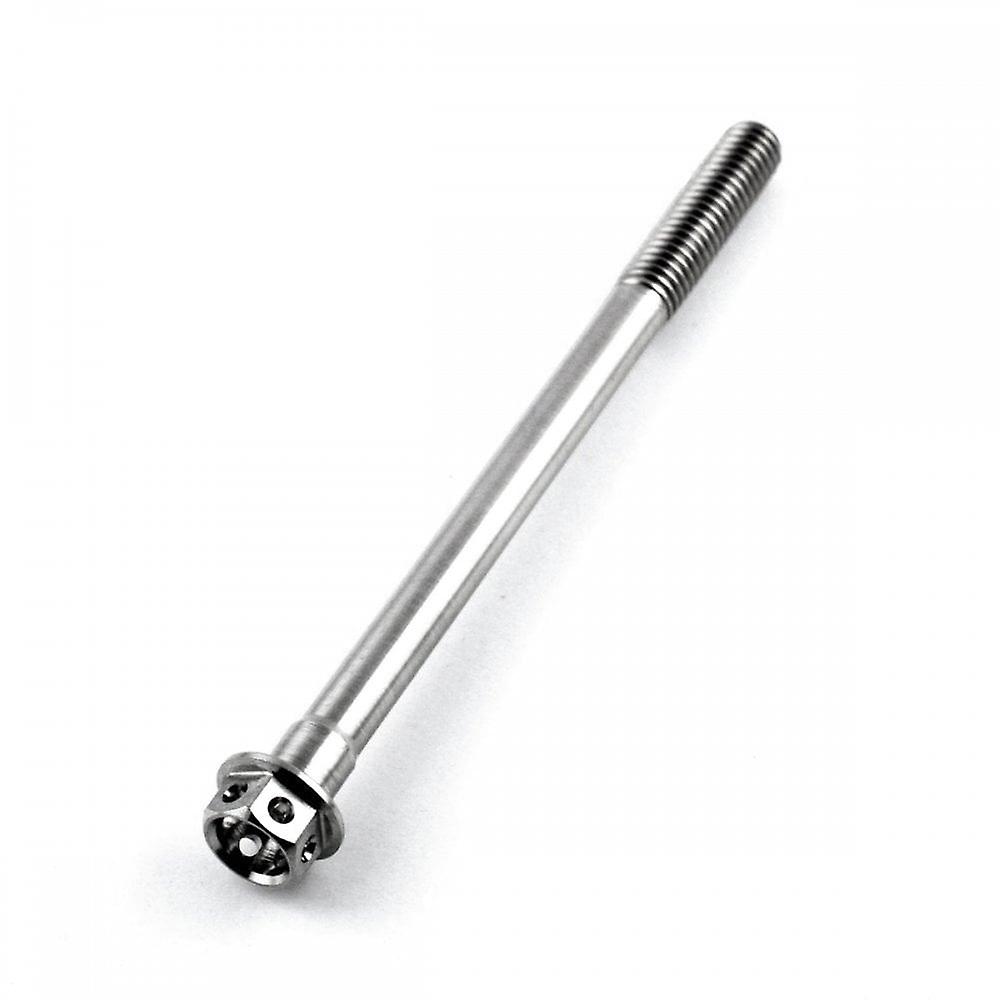 Racebolt Titanium Race Drilled Hex Head Bolt M6 X 1.0mm X 85mm