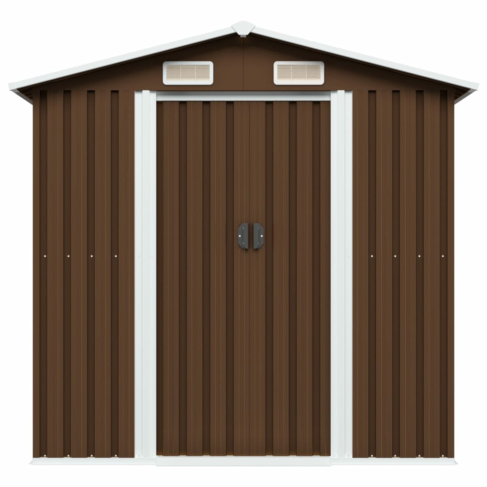 ametoys Garden Storage Shed Brown 80.3"x52"x73.2" Steel