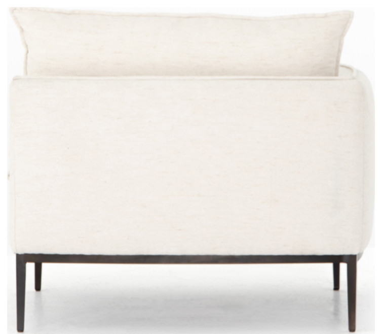 Dabney Left Arm Sectional Piece   Transitional   Armchairs And Accent Chairs   by Marco Polo Imports  Houzz