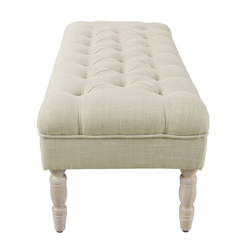 HomePop Classic Tufted Bench