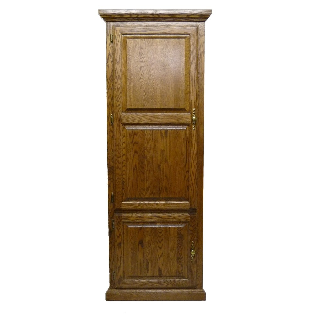 Traditional Corner Bookcase with Wood Doors 72H (27 X 27 f/Corner)