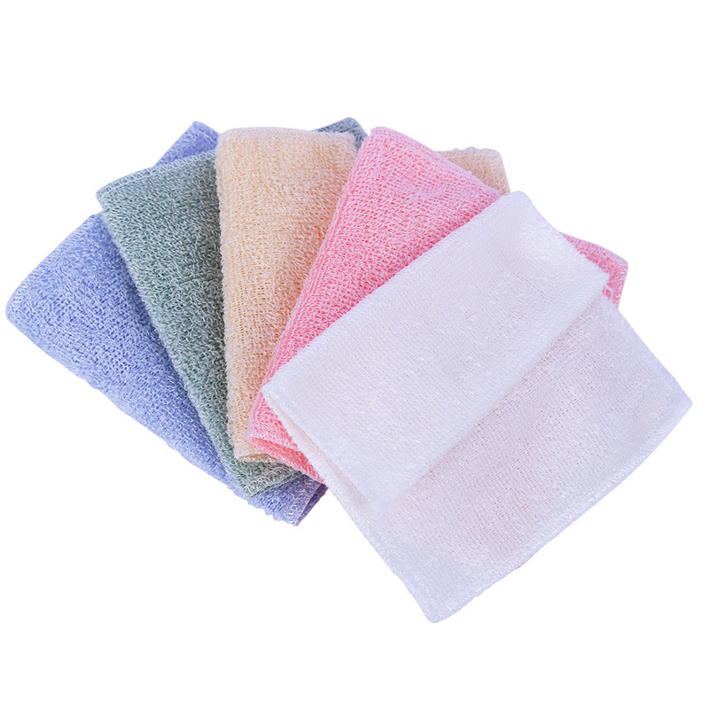 Bamboo fiber plain dish towel to remove grease stains strong kitchen hood hand wash cloth