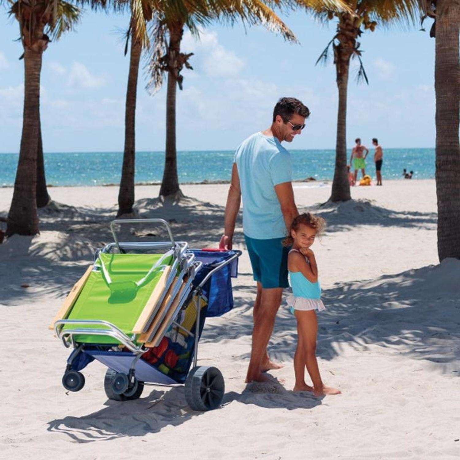 Rio 32 in. H X 24.5 in. W X 33 in. D Collapsible Beach Cart