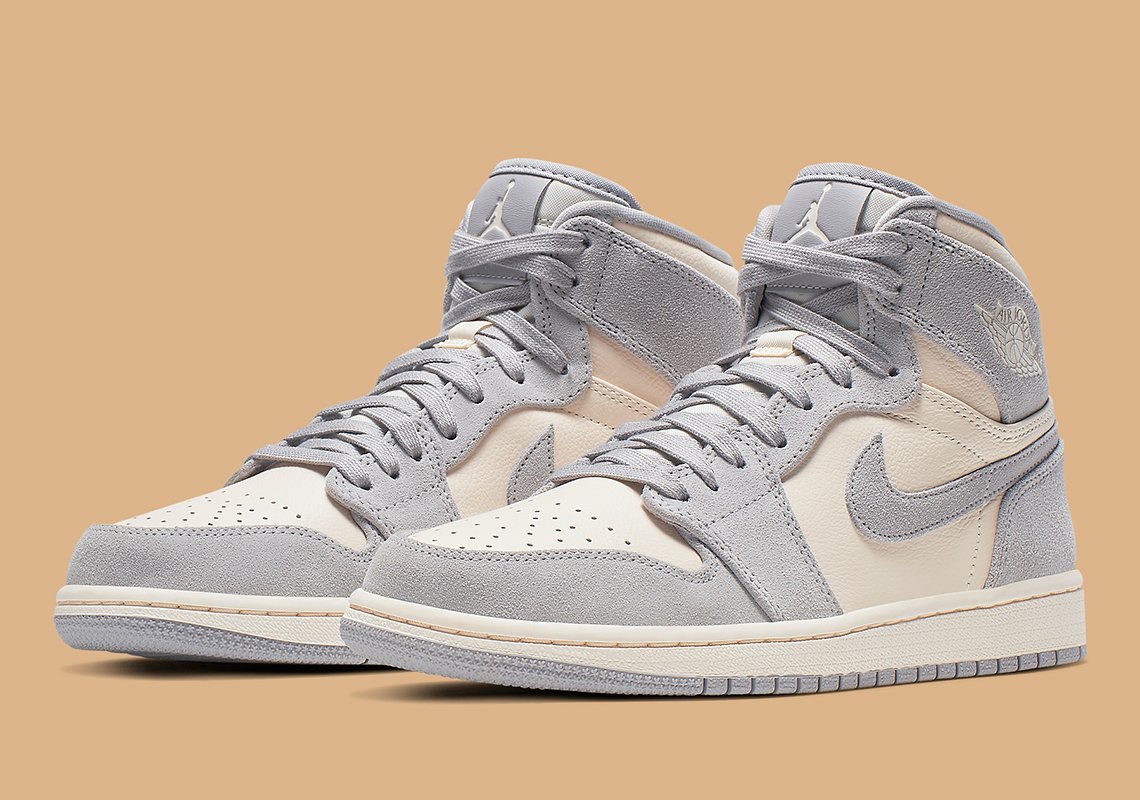 Wmns Air Jordan 1 High Premium 'Atmosphere Grey' AH7389-101