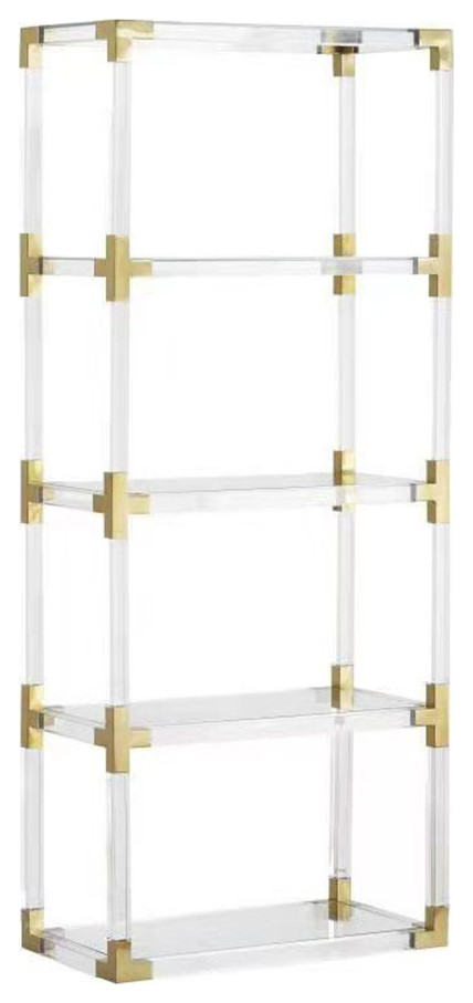 Acrylic Bookshelf   Contemporary   Bookcases   by HomeCraftDecor  Houzz