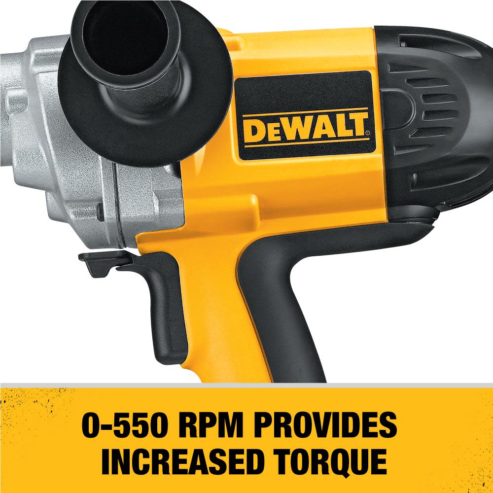 DEWALT HEAVY-DUTY 1/2 SPADE HANDLE DRILL (DW130V) ;