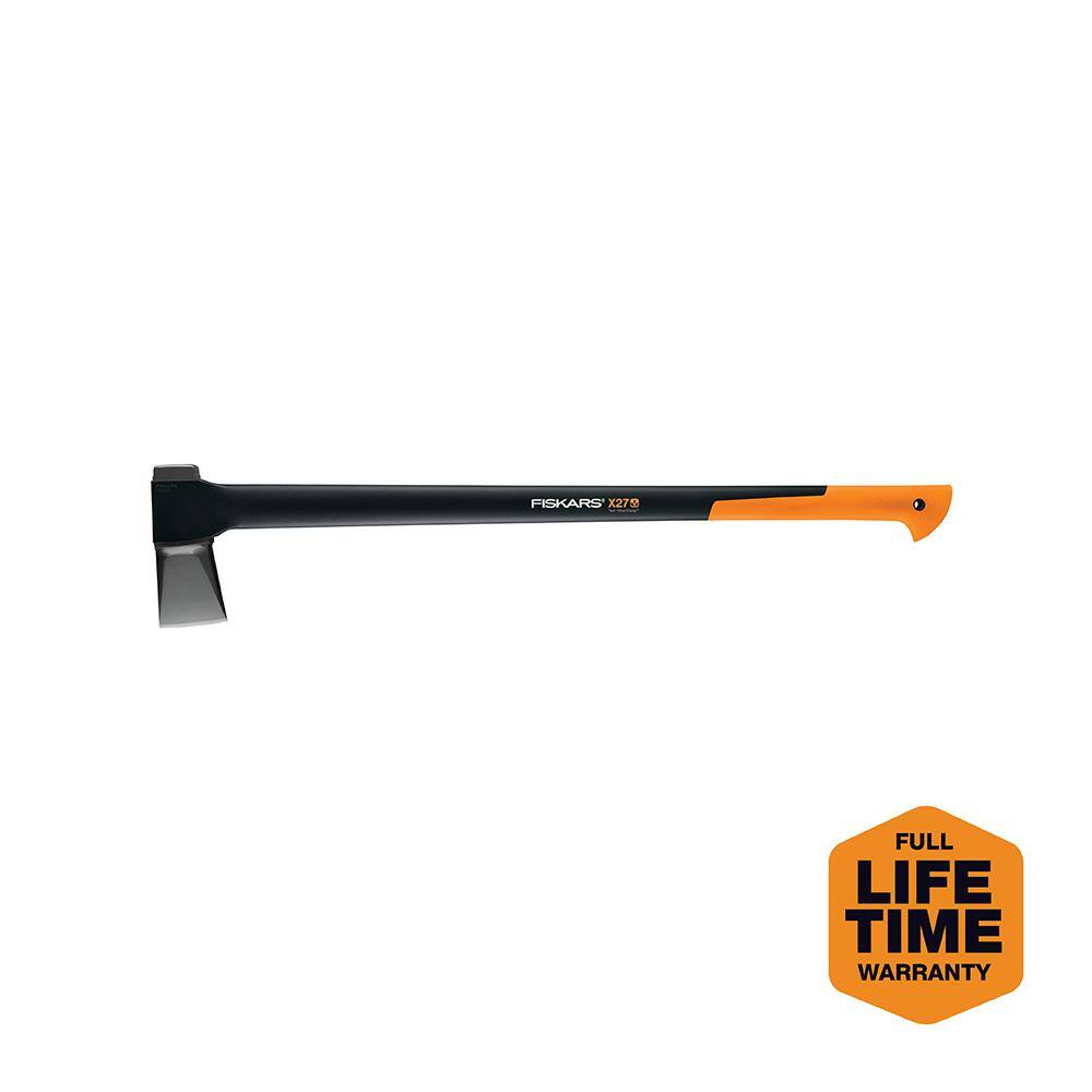 Fiskars X27 6.3 lb. Super Splitting Axe with 36 in. Shock-absorbing Handle 378841-1004