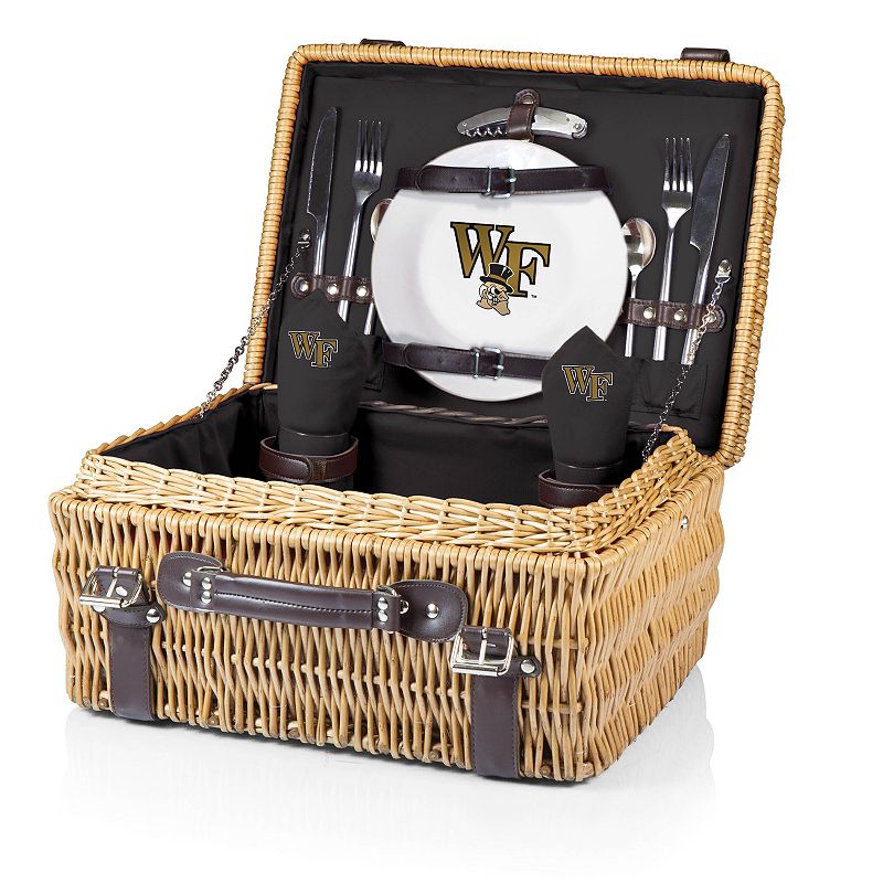 Picnic Time Wake Forest Demon Deacons Champion Picnic Basket Set