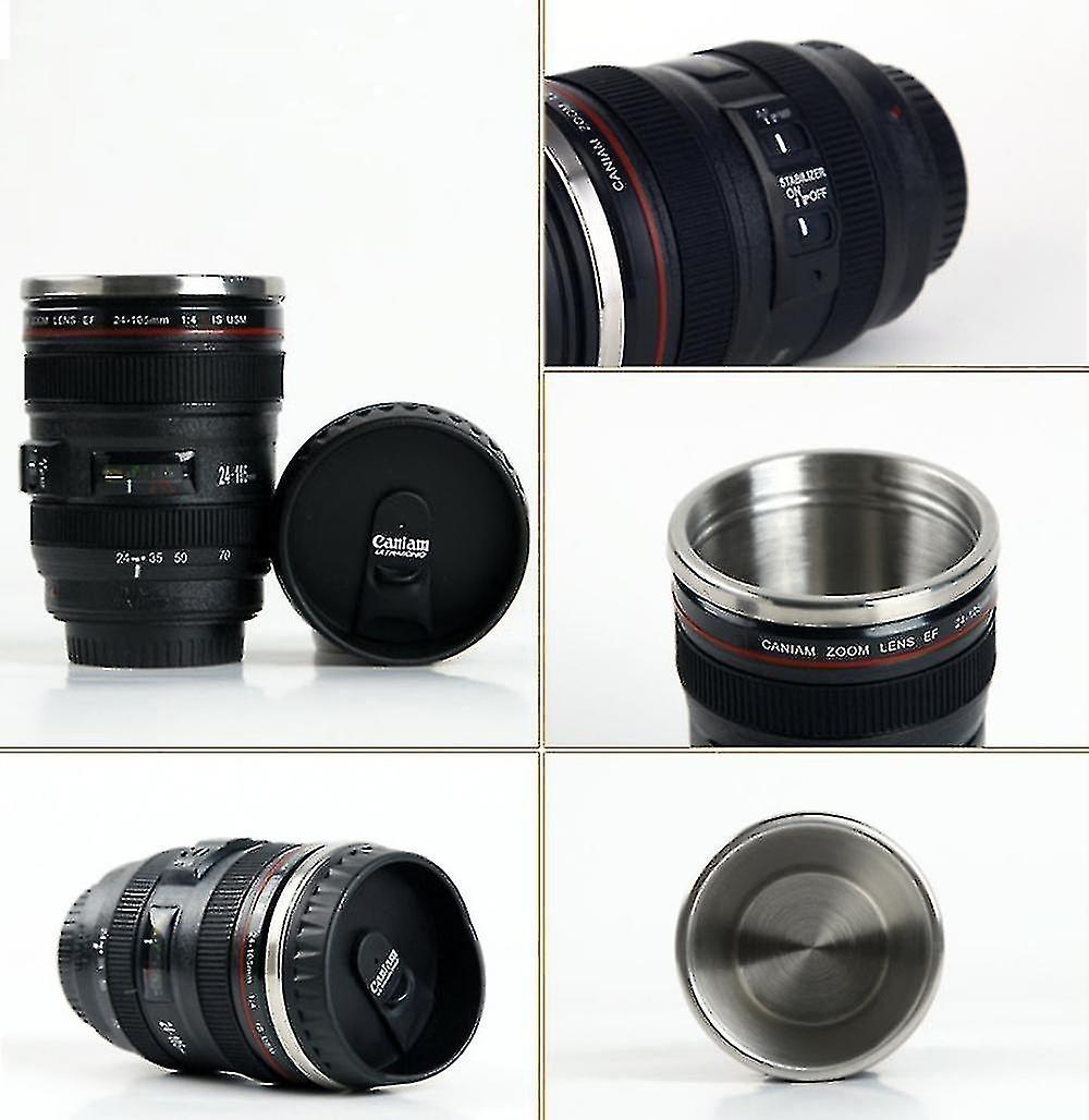 Coffee Mug， Camera Lens Design 400 Ml Creative Lens Drinking Mugcoffee Mug， Camera Lens Design 400 M