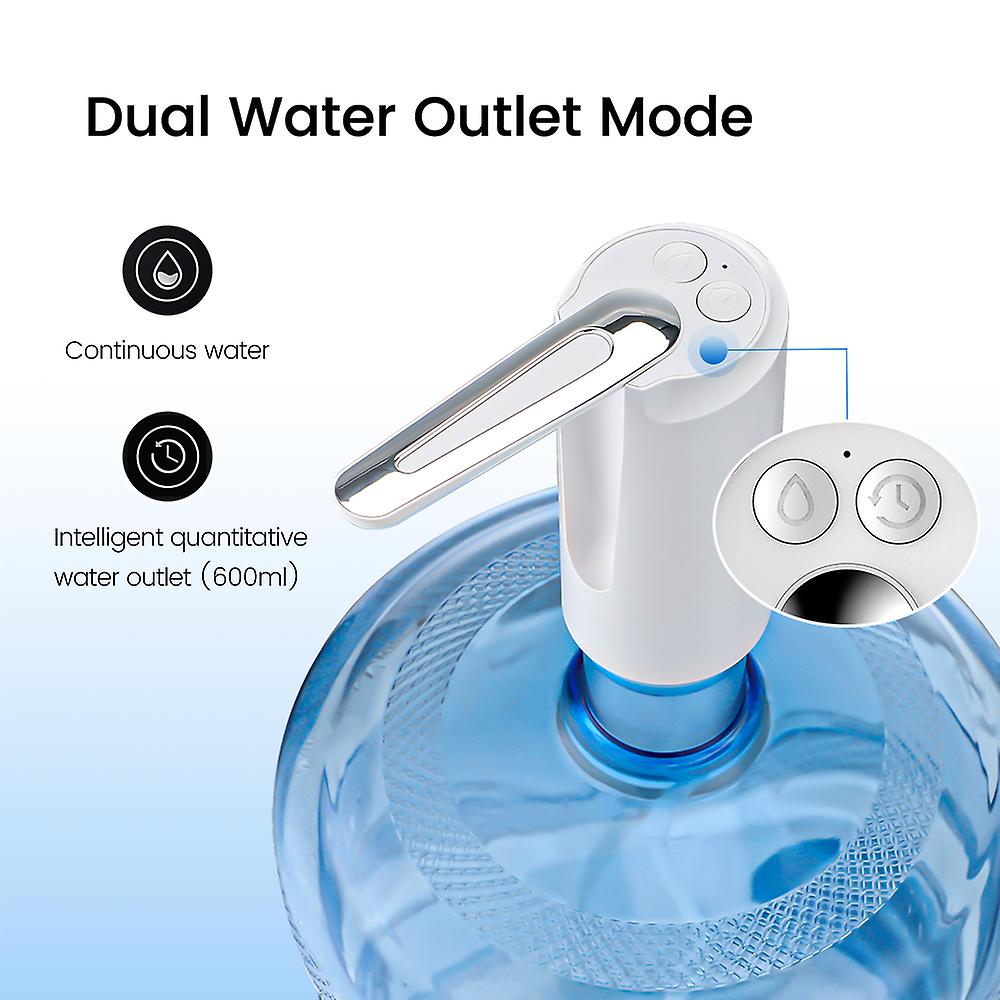 Automatic Electric Water Pump Usb Rechargeable Gallon Bottle Dispenser Drinking Water Pumping Device For Kitchen 19 L Wireless