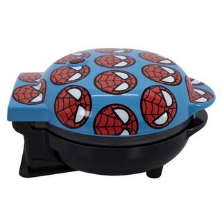 Uncanny Brands Marvel Red and Blue Spider-Man Mini American Waffle Maker WM3-MVC-SMC