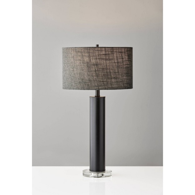 Ezra Table Lamp Black Adesso