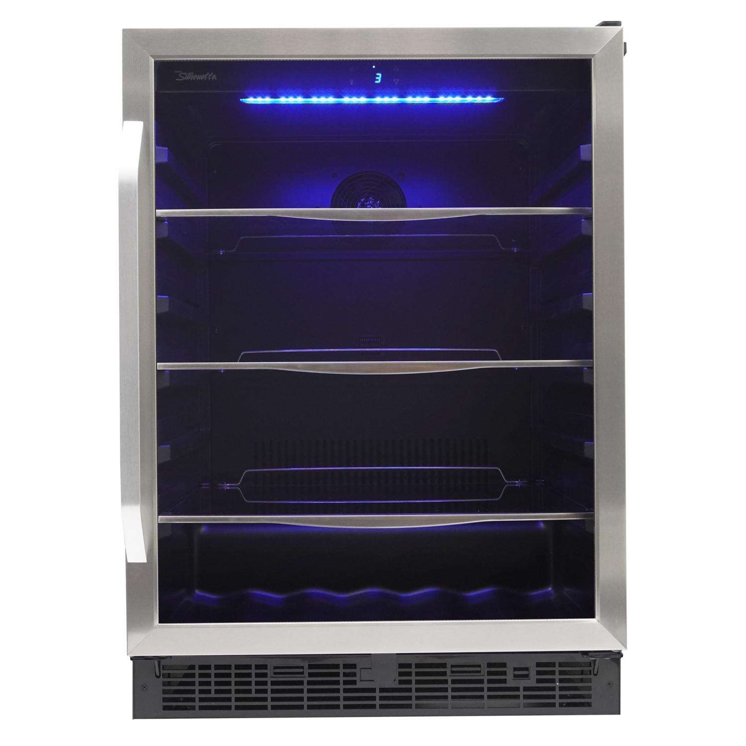 Danby Silhouette 5.7 ft Stainless Steel Beverage Cooler 115 W