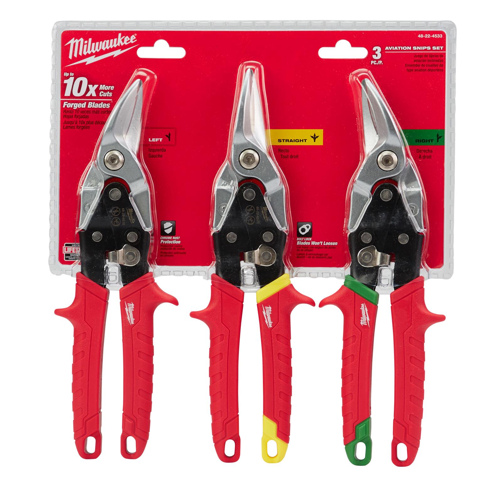 Milwaukee Tool 48-22-4533 Milwaukee Aviation Snips