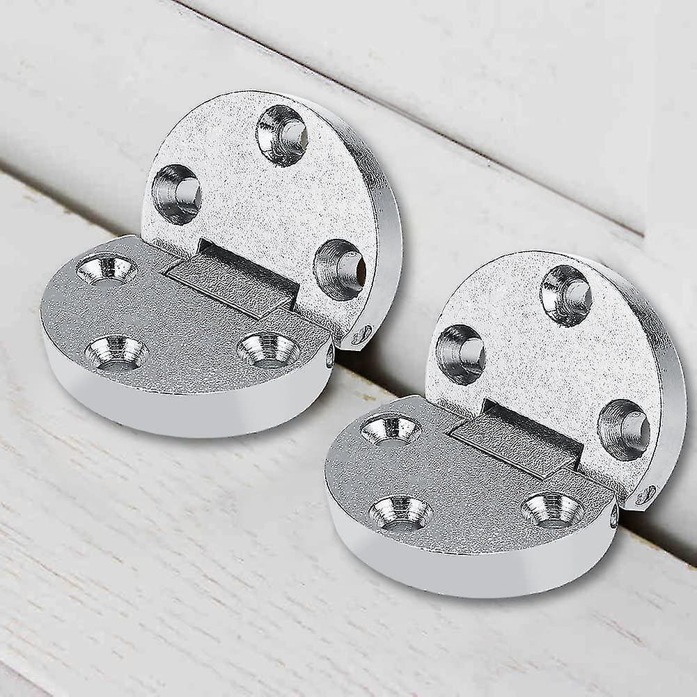 Pcs 54x35x7mm Hinges Zinc Alloy Table Flap Mini Self Supporting Hinge Home Furniture Oval Hardware For Table Desk