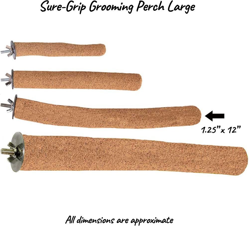 Super Bird Creations Sure-Grip Grooming Perch， Large