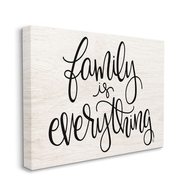 Stupell Industries Family Is Everything Rustic Quote Farm Home Sign