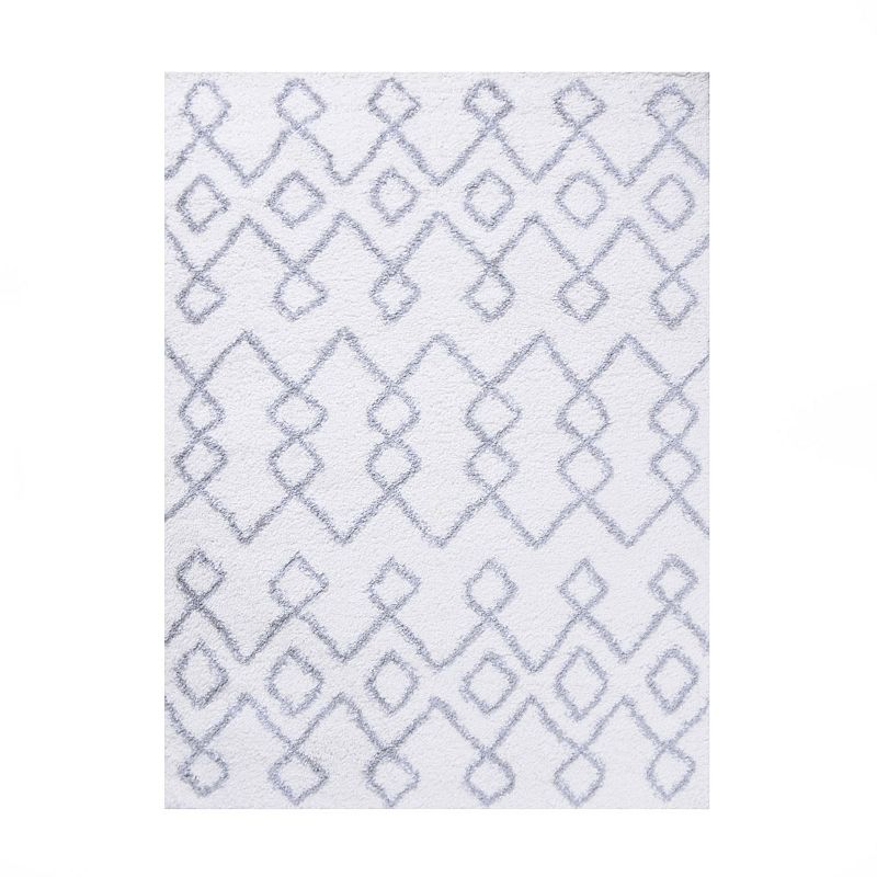 Superior Boho Geometric Shag Area Rug