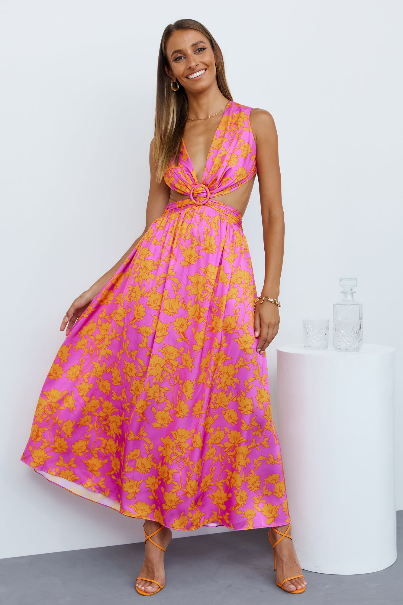 Lovely Travels Midi Dress