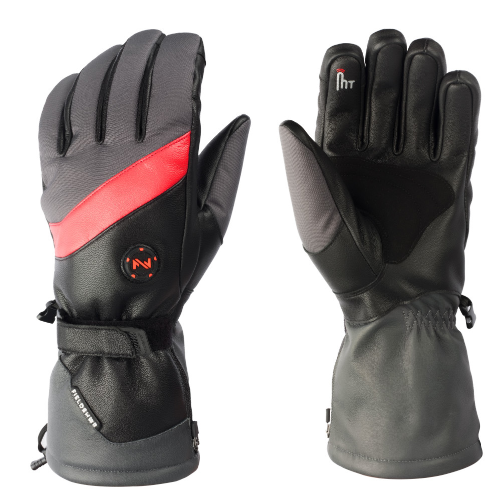 Slope Style Heated Gloves Unisex 7.4 Volt Gray Medium ;