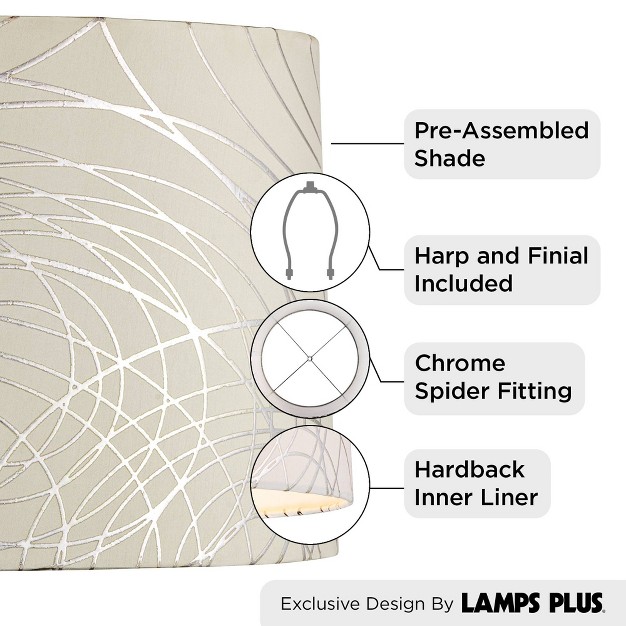 Top X 16 quot Bottom X 11 quot High spider Replacement With Harp And Finial