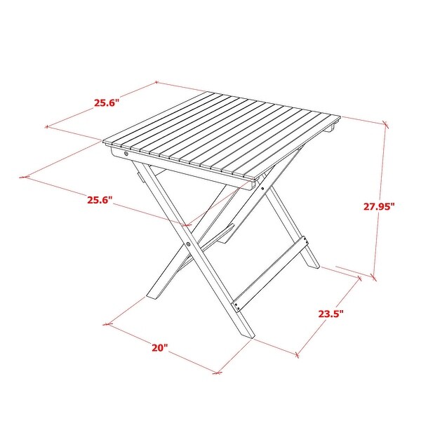 East West Furniture Patio Dining Table Outdoor