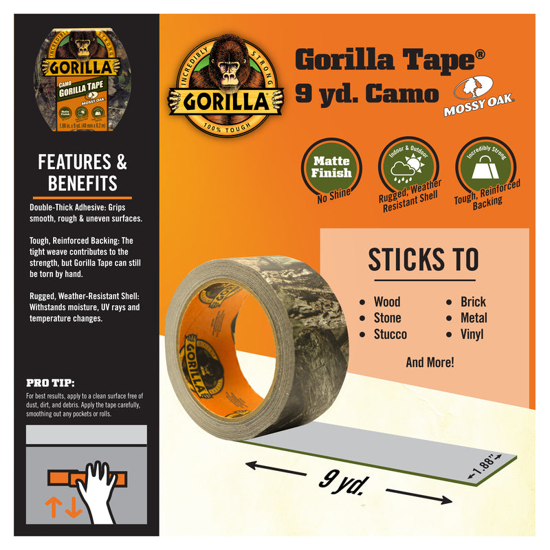 GORILLA CAMO TAPE 9YD